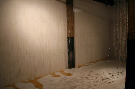 Collony Collapse installation by Gareth Bate, Indicator Nuit Blanche Exhibition